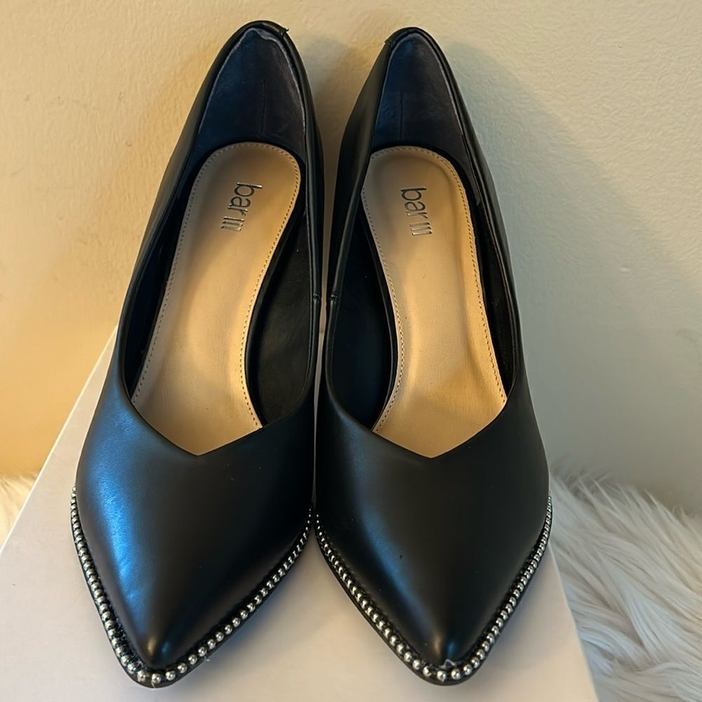 NWB Bar III Binsap Ball-Chain Studded Pumps - Size 10 - Picture 2 of 9
